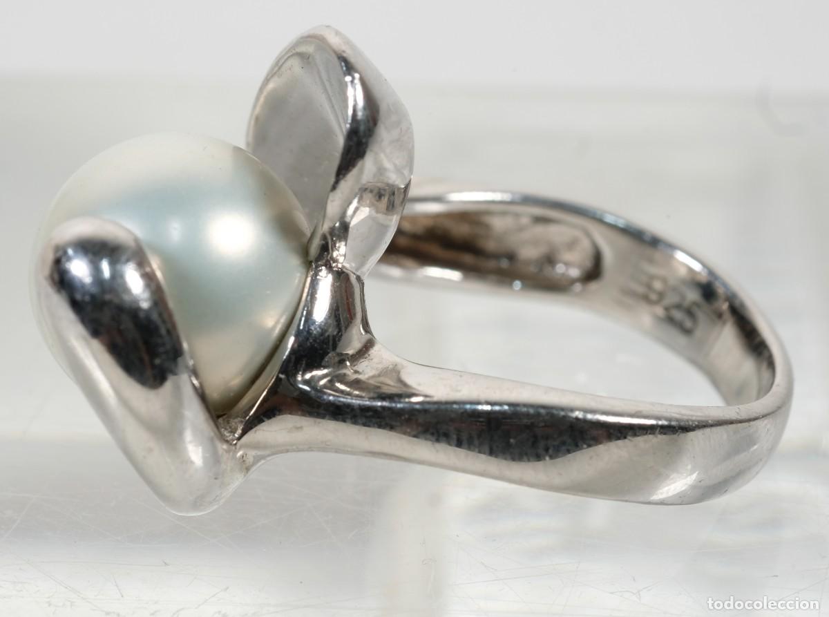 Joyeria: Anillo en plata 925 con perla cultivada - Foto 3