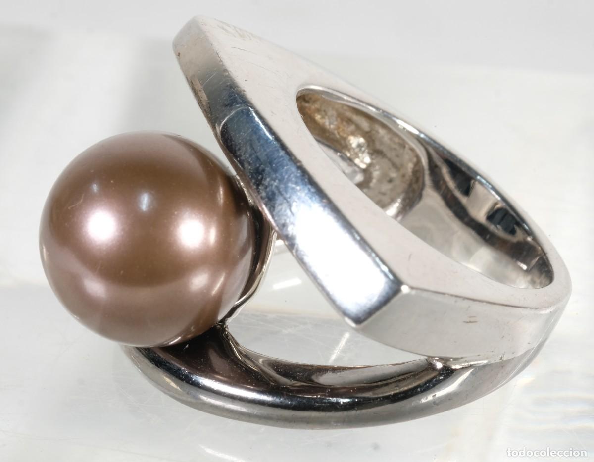 Joyeria: Anillo en plata 925 con perla cultivada - Foto 2