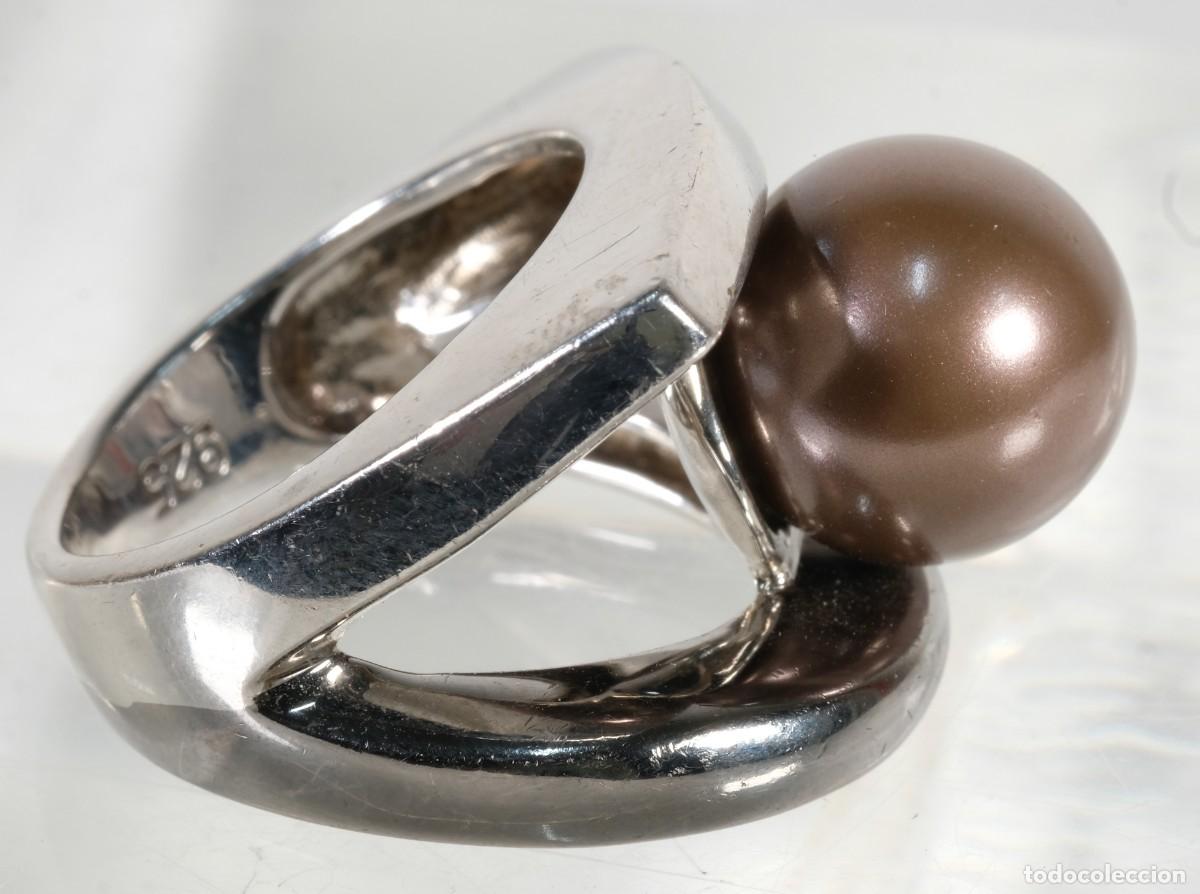 Joyeria: Anillo en plata 925 con perla cultivada - Foto 3