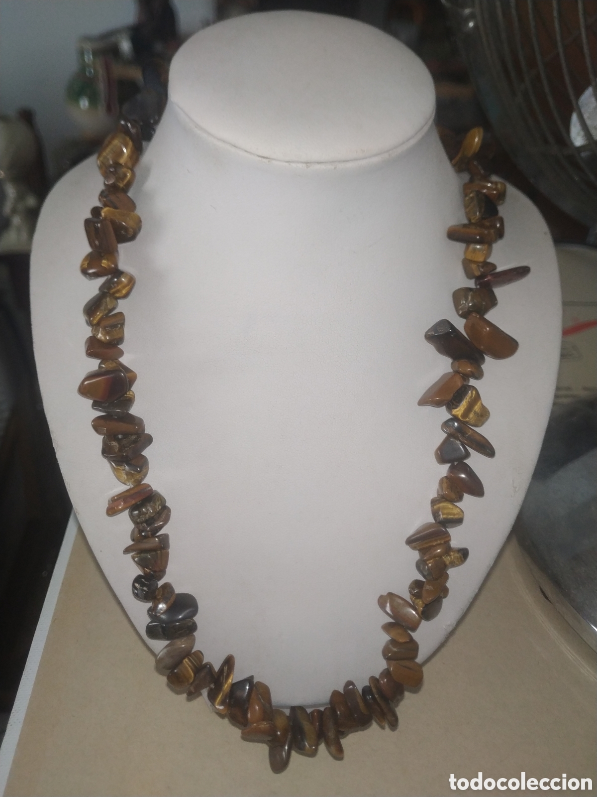 Joyeria: Collar de piedra ojo de tigre - Foto 1
