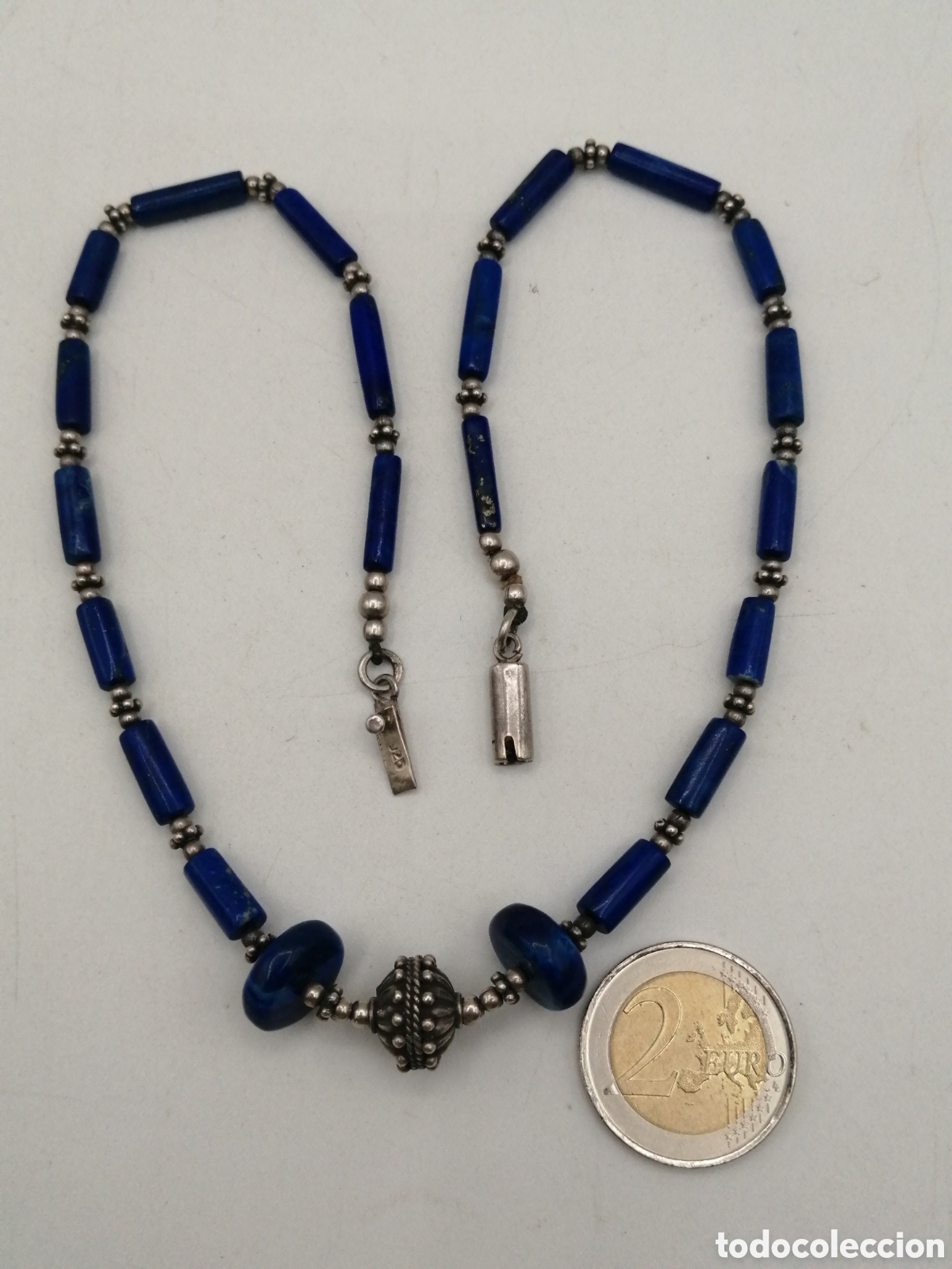 Joyeria: Collar plata de ley y l&aacute;piz lazuli - Foto 4