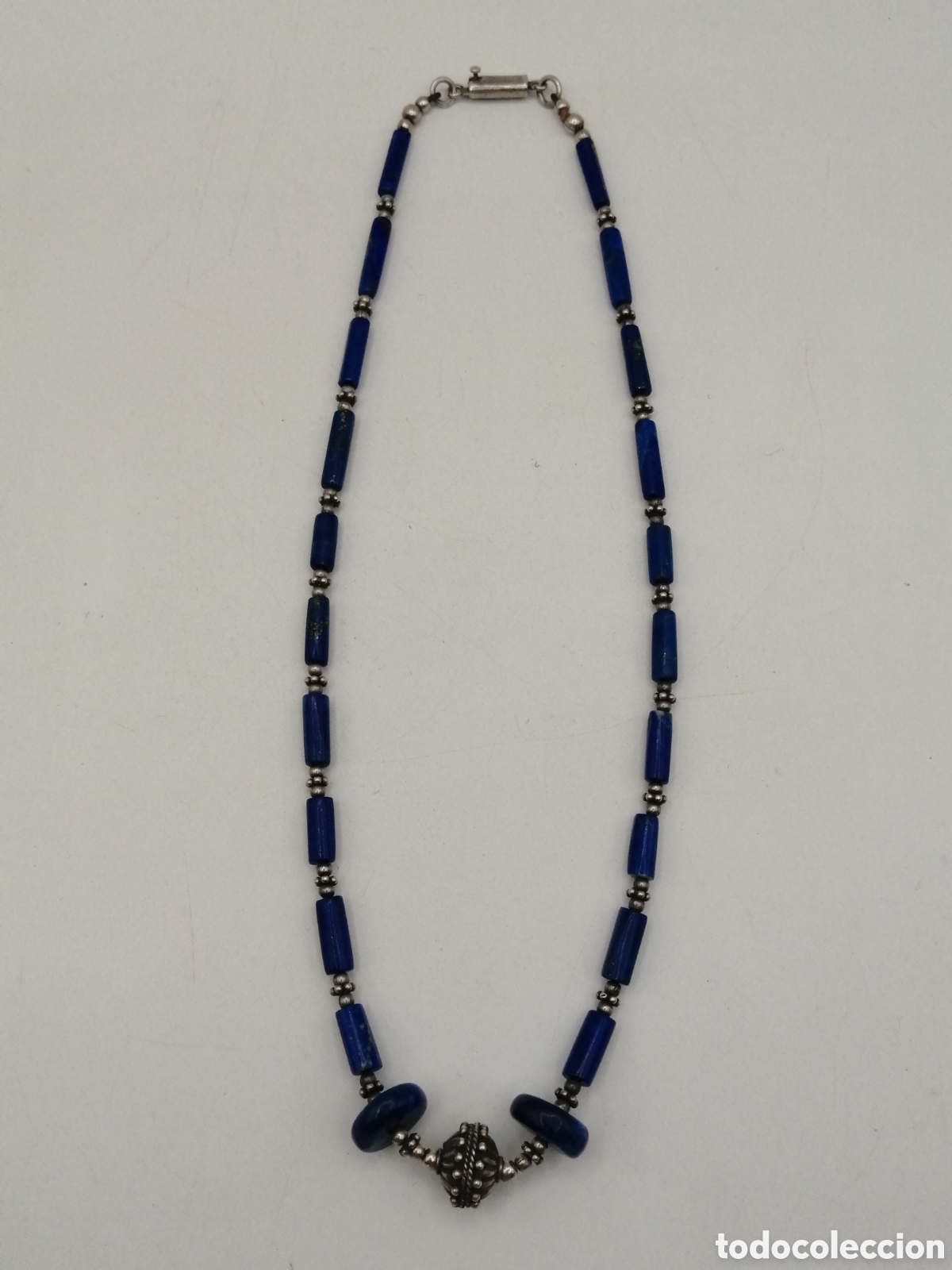 Joyeria: Collar plata de ley y l&aacute;piz lazuli - Foto 5