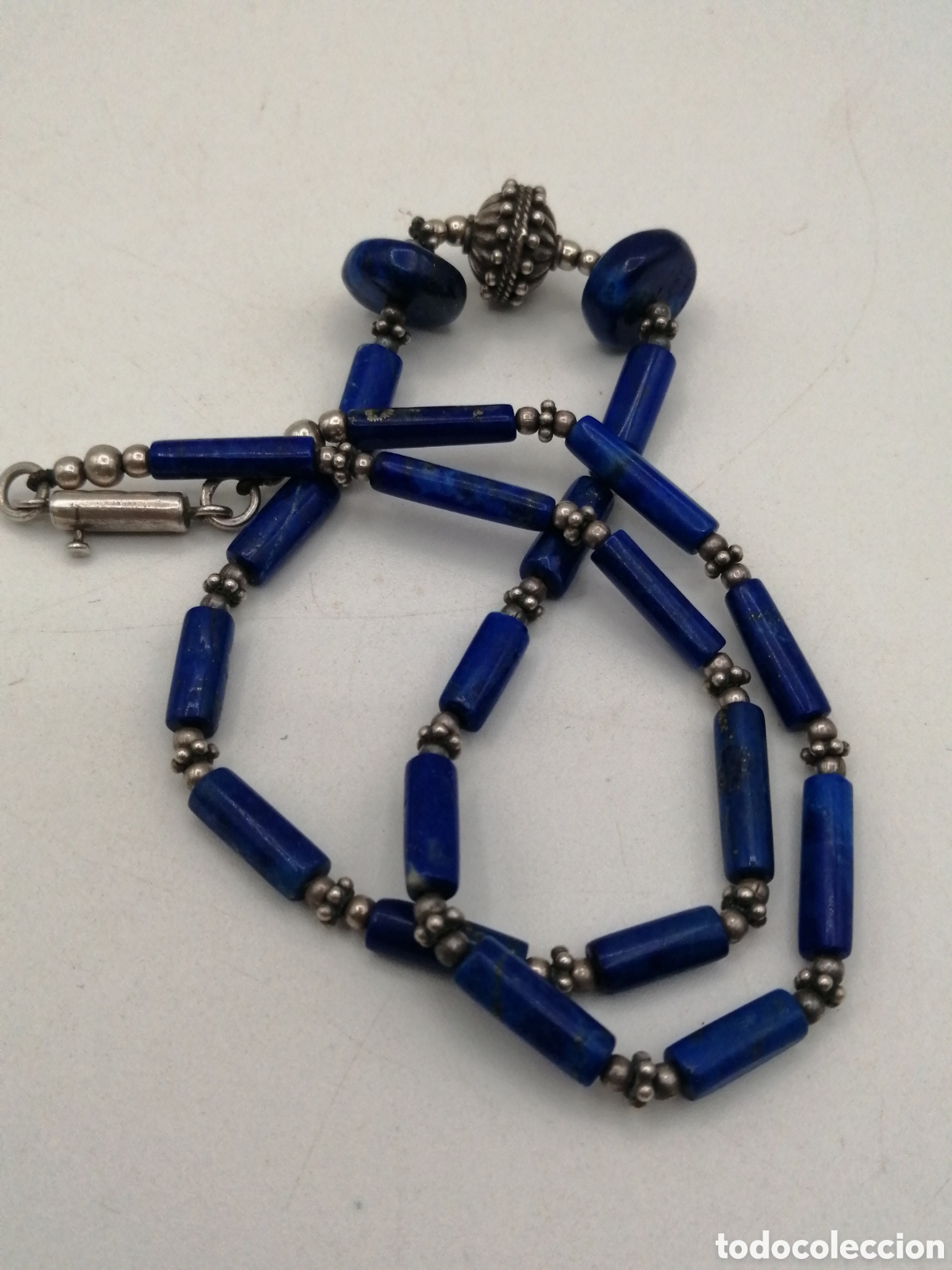 Joyeria: Collar plata de ley y l&aacute;piz lazuli - Foto 8