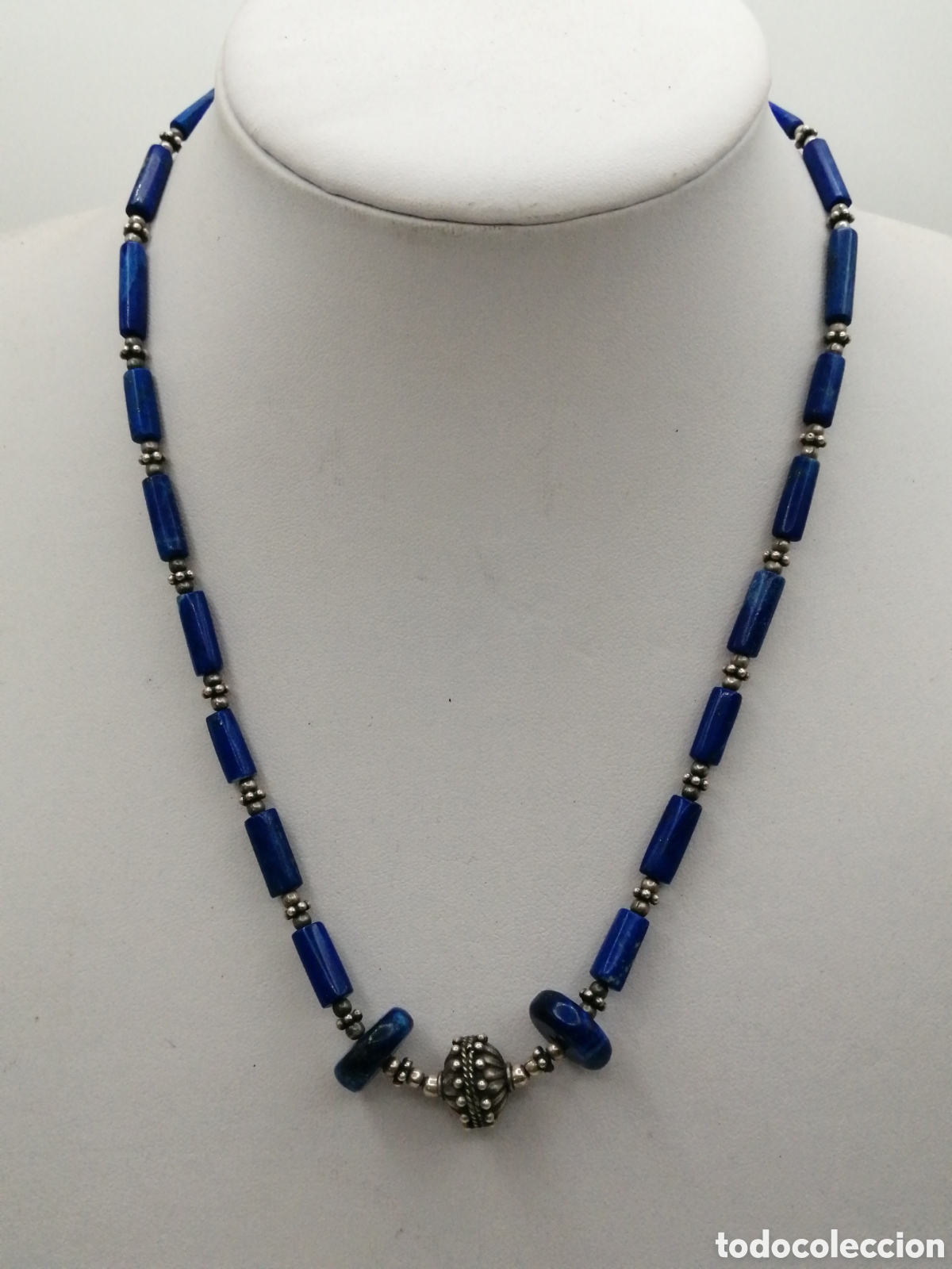 Joyeria: Collar plata de ley y l&aacute;piz lazuli - Foto 9