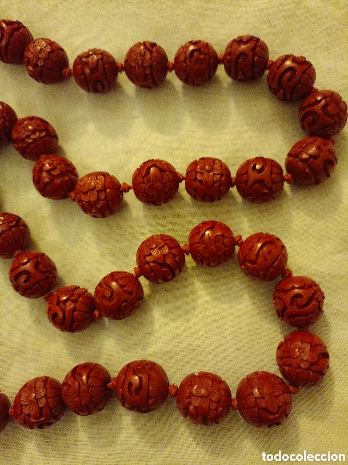 Joyeria: Collar cinabrio arte chino - Foto 7