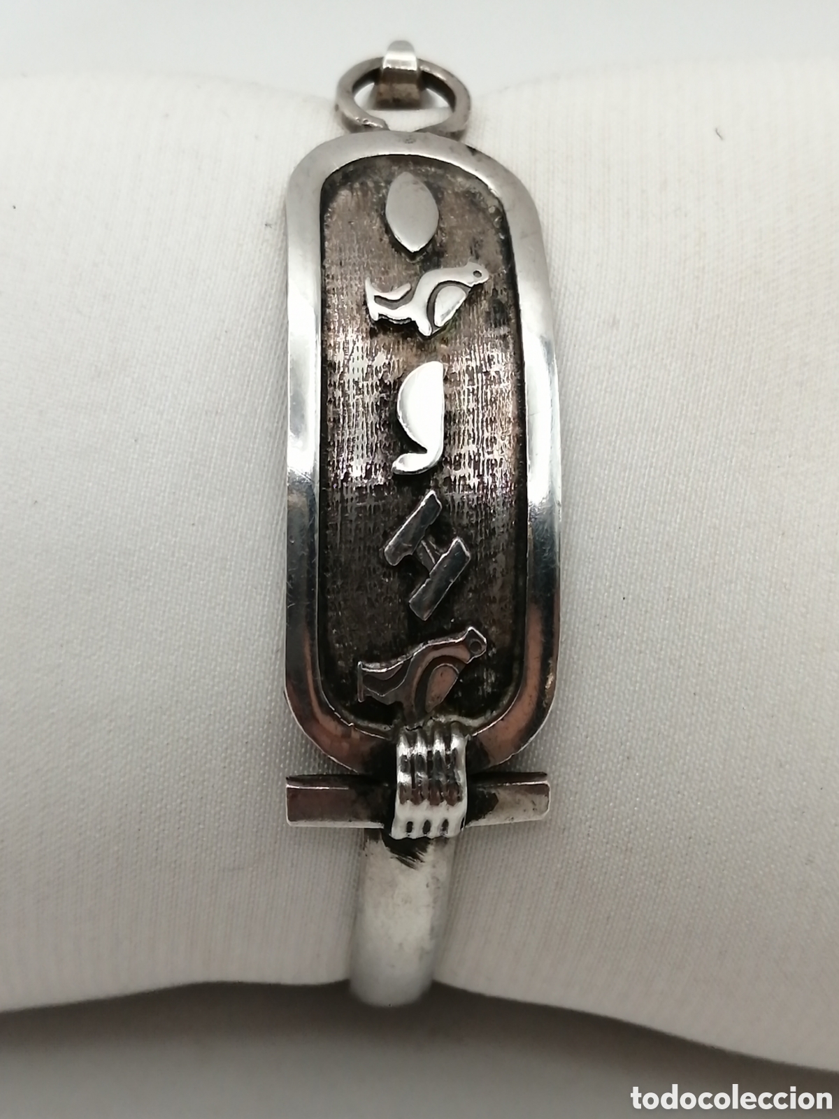 Joyeria: Pulsera brazalete egipcia. Plata de ley - Foto 4
