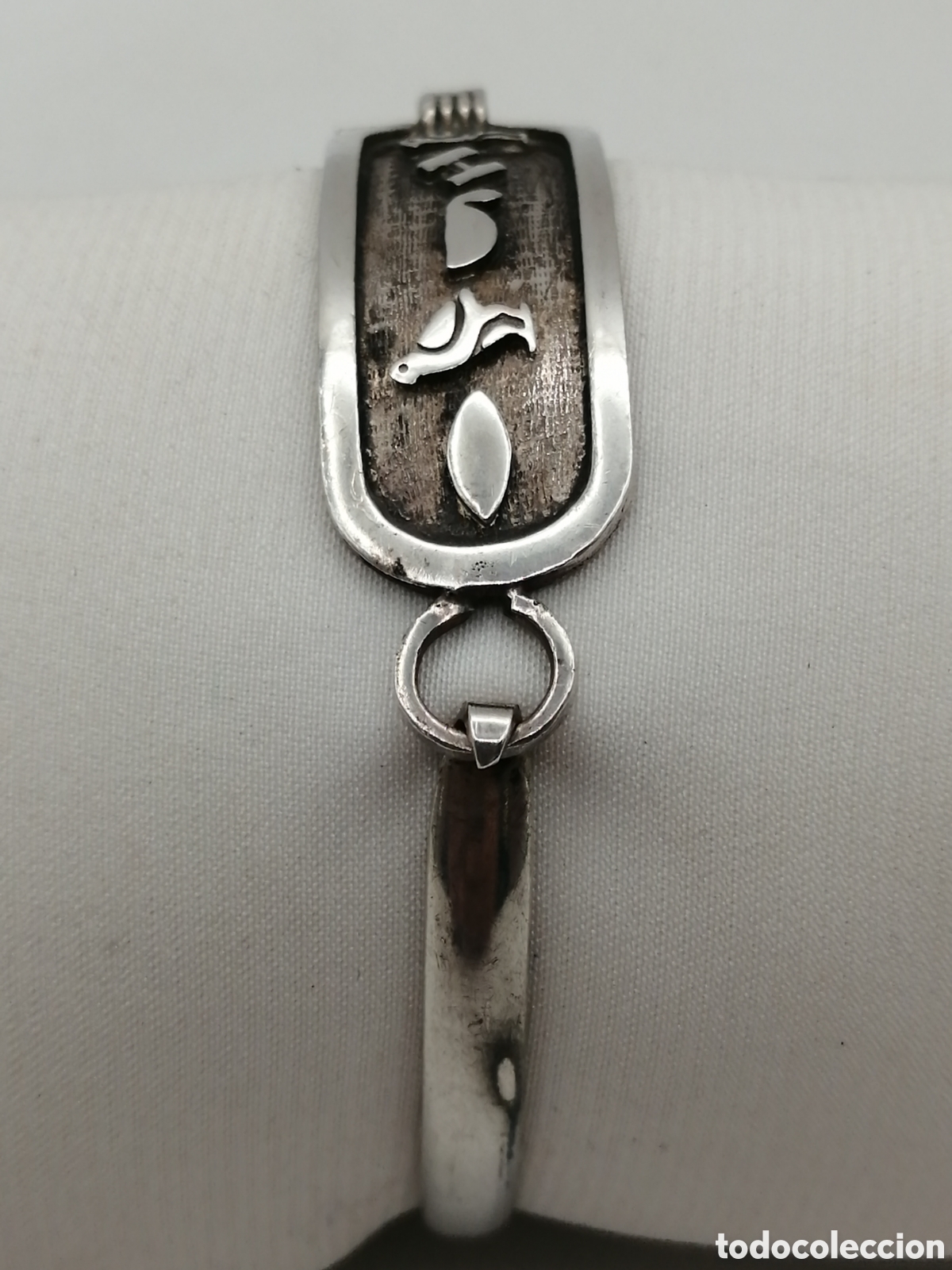 Joyeria: Pulsera brazalete egipcia. Plata de ley - Foto 8