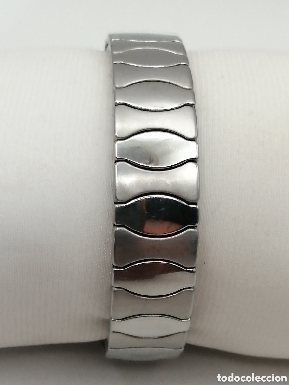 Joyeria: Pulsera brazalete extensible acero y oro - Foto 7