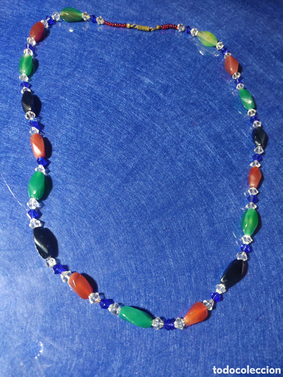 Joyeria: Collar de cristal largo, Vintage. - Foto 2