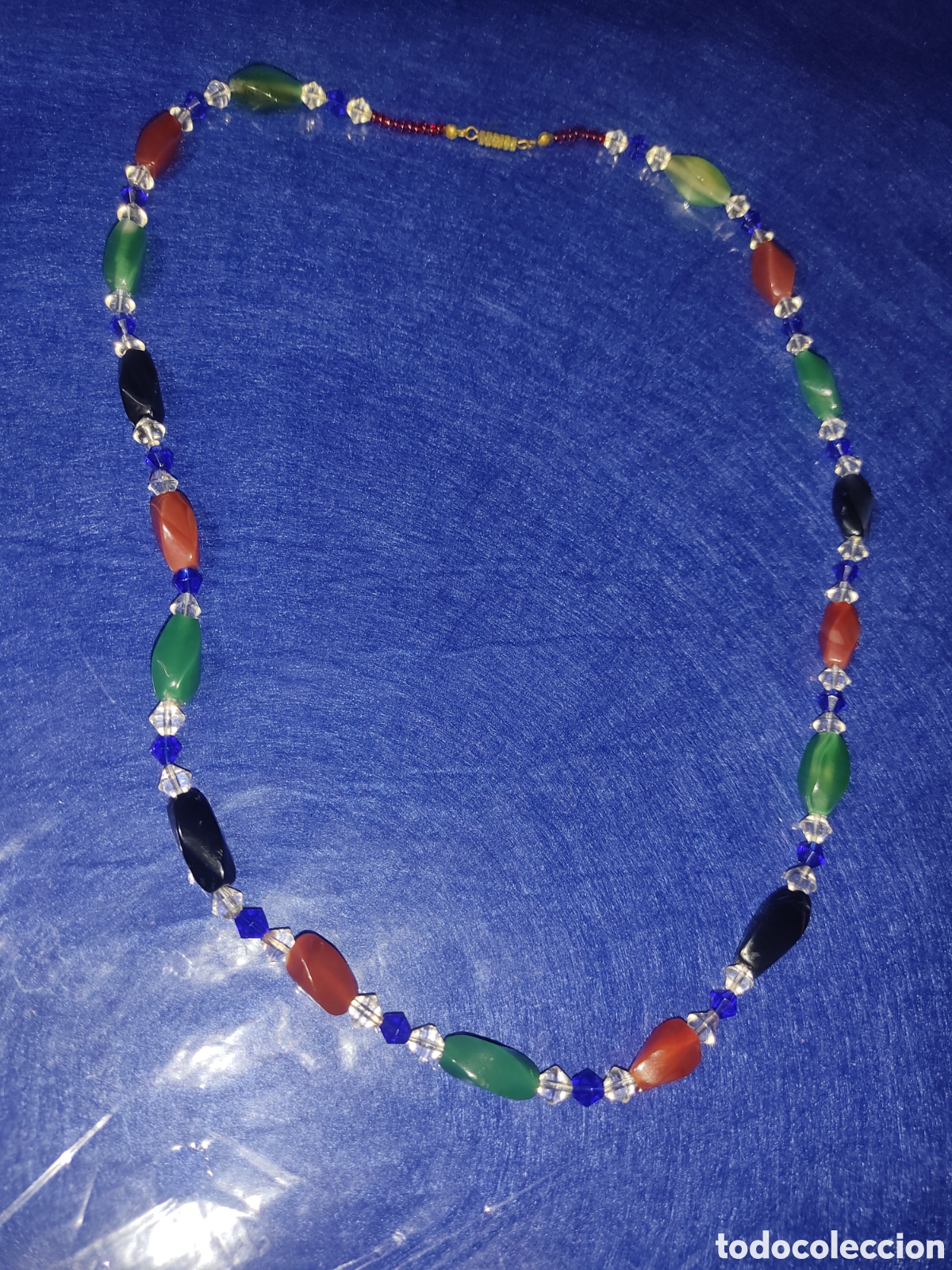 Joyeria: Collar de cristal largo, Vintage. - Foto 3