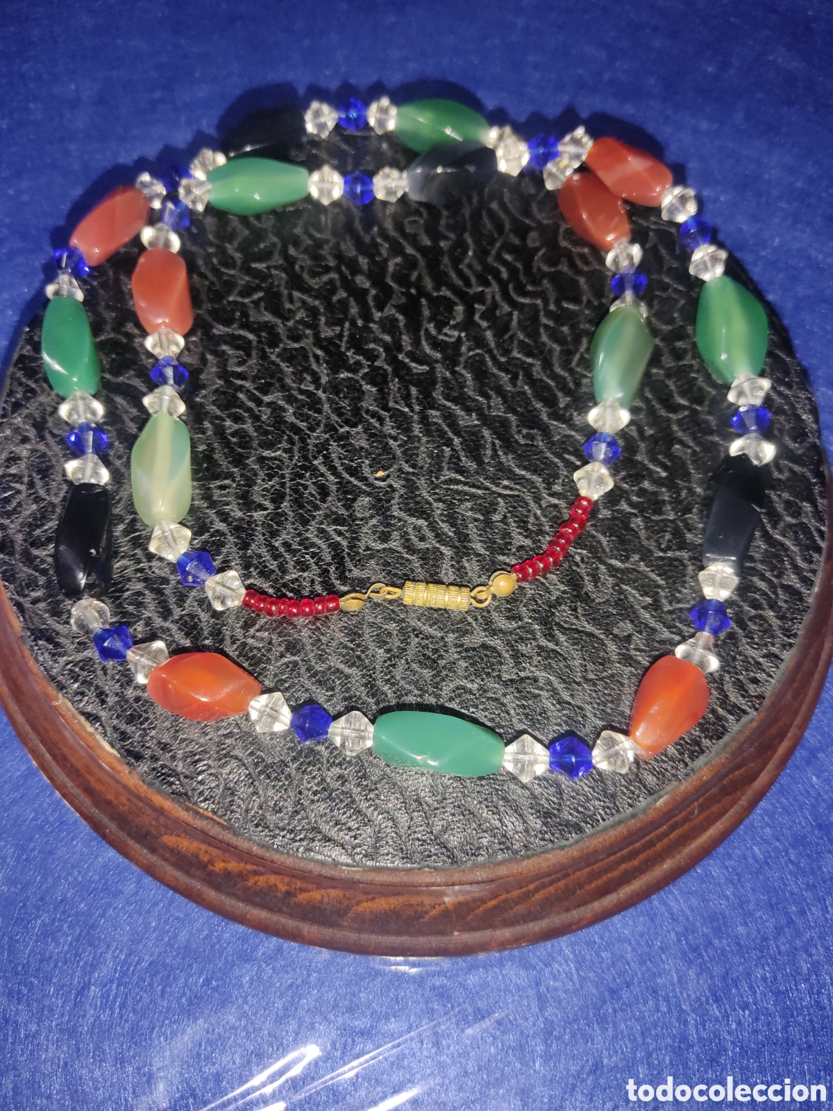 Joyeria: Collar de cristal largo, Vintage. - Foto 4
