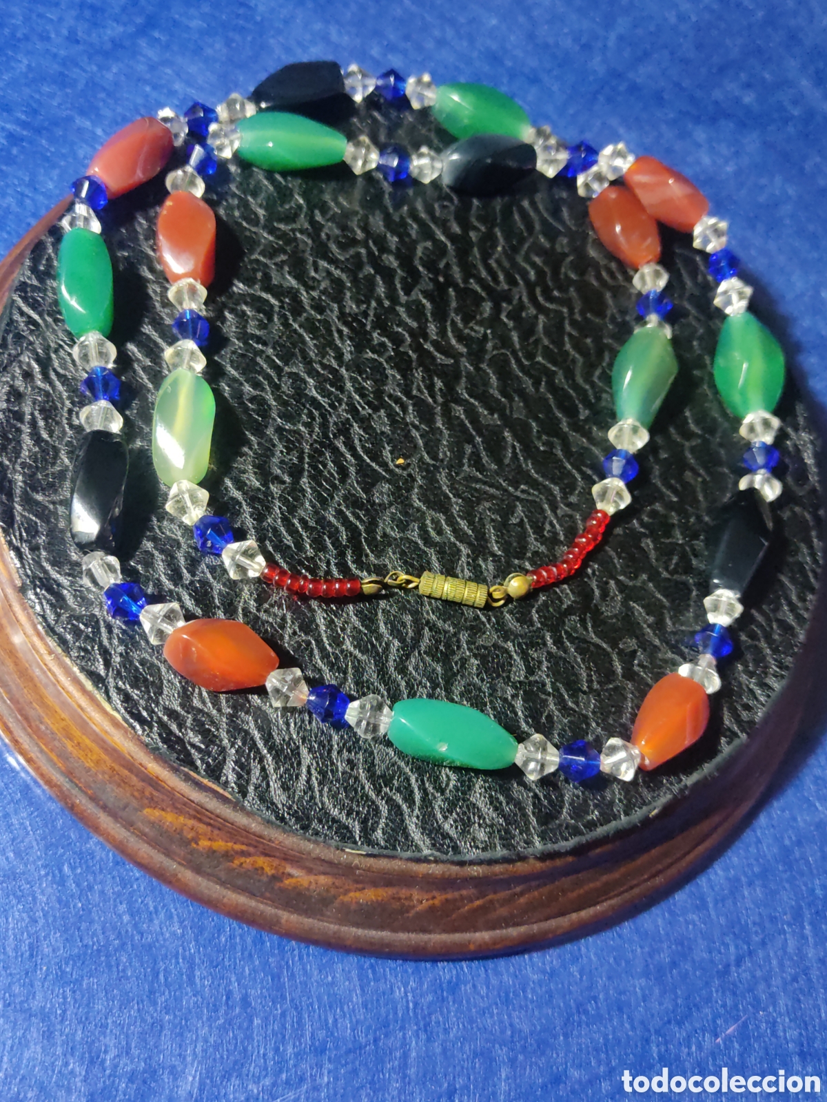 Joyeria: Collar de cristal largo, Vintage. - Foto 5