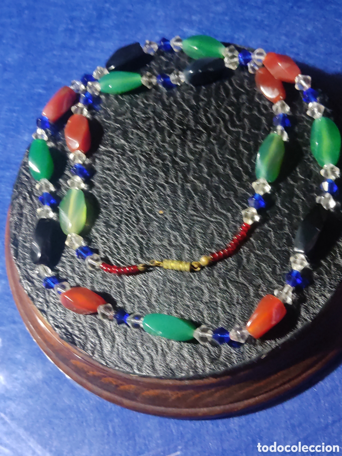 Joyeria: Collar de cristal largo, Vintage. - Foto 6