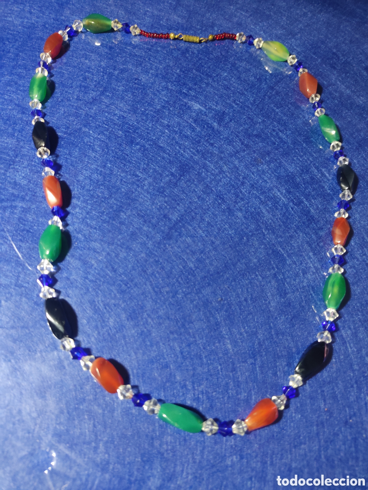 Joyeria: Collar de cristal largo, Vintage. - Foto 1