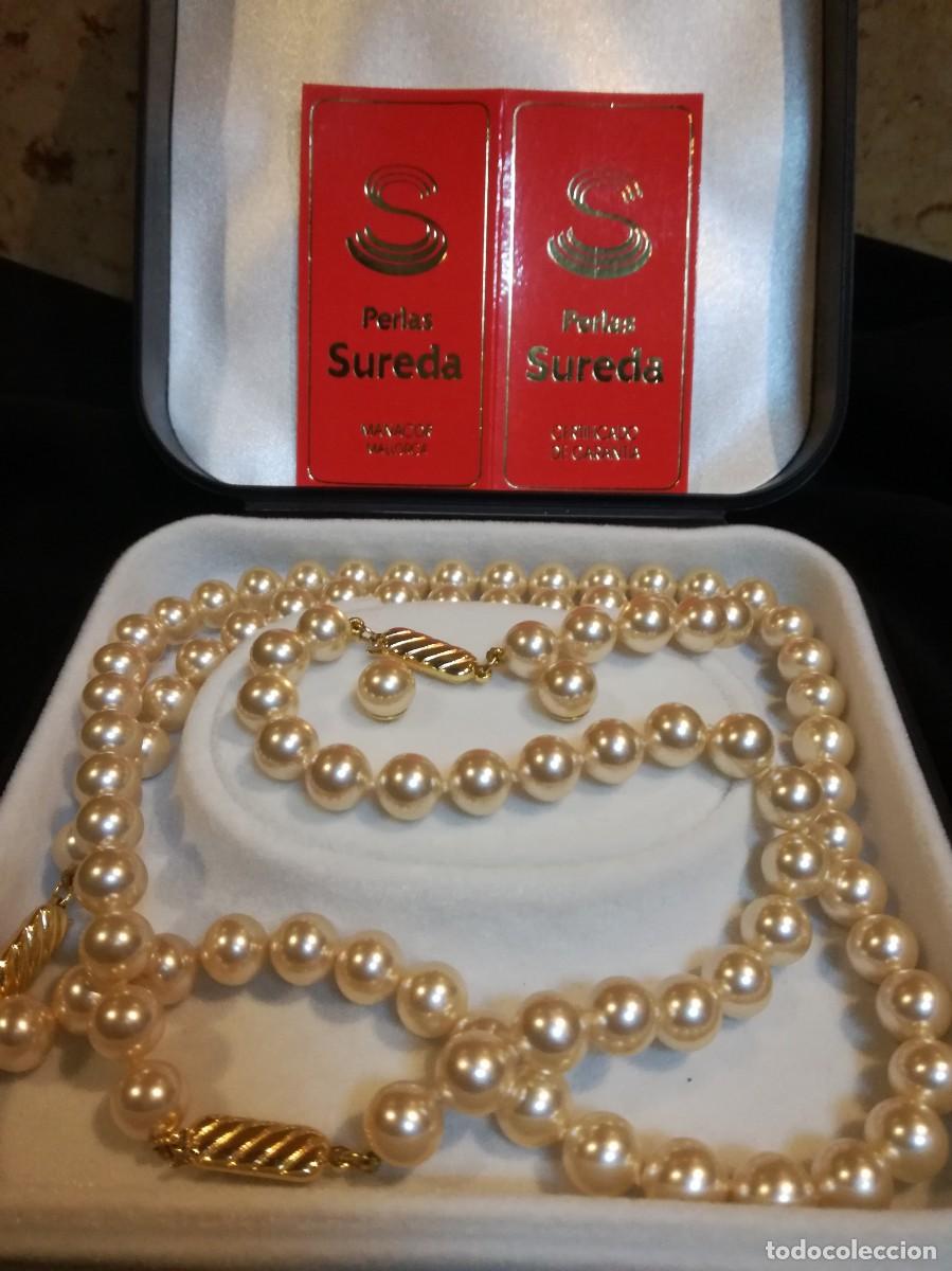 Joyeria: CONJUNTO DE COLLAR, PULSERAS Y PENDIENTES DE PERLAS MAJORICA - Foto 7