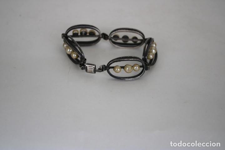 Joyeria: pulsera plata con perlas - Foto 1