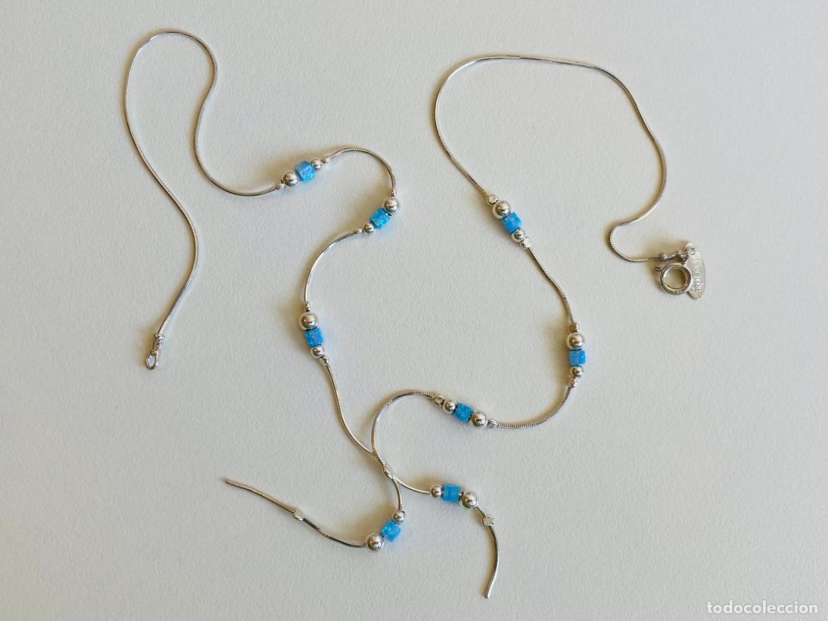 Joyeria: Juego de plata (collar, pendientes) 925 - Foto 3