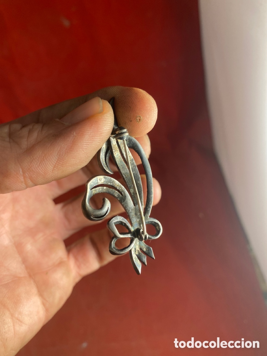 Joyeria: ANTIGUO BROCHE MODERNISTA - Foto 4