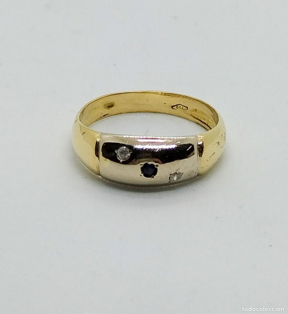 Joyeria: Anillo oro 18kts. 4,6grms. - Foto 1