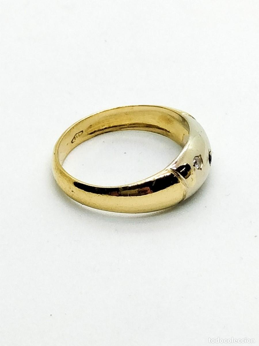 Joyeria: Anillo oro 18kts. 4,6grms. - Foto 2