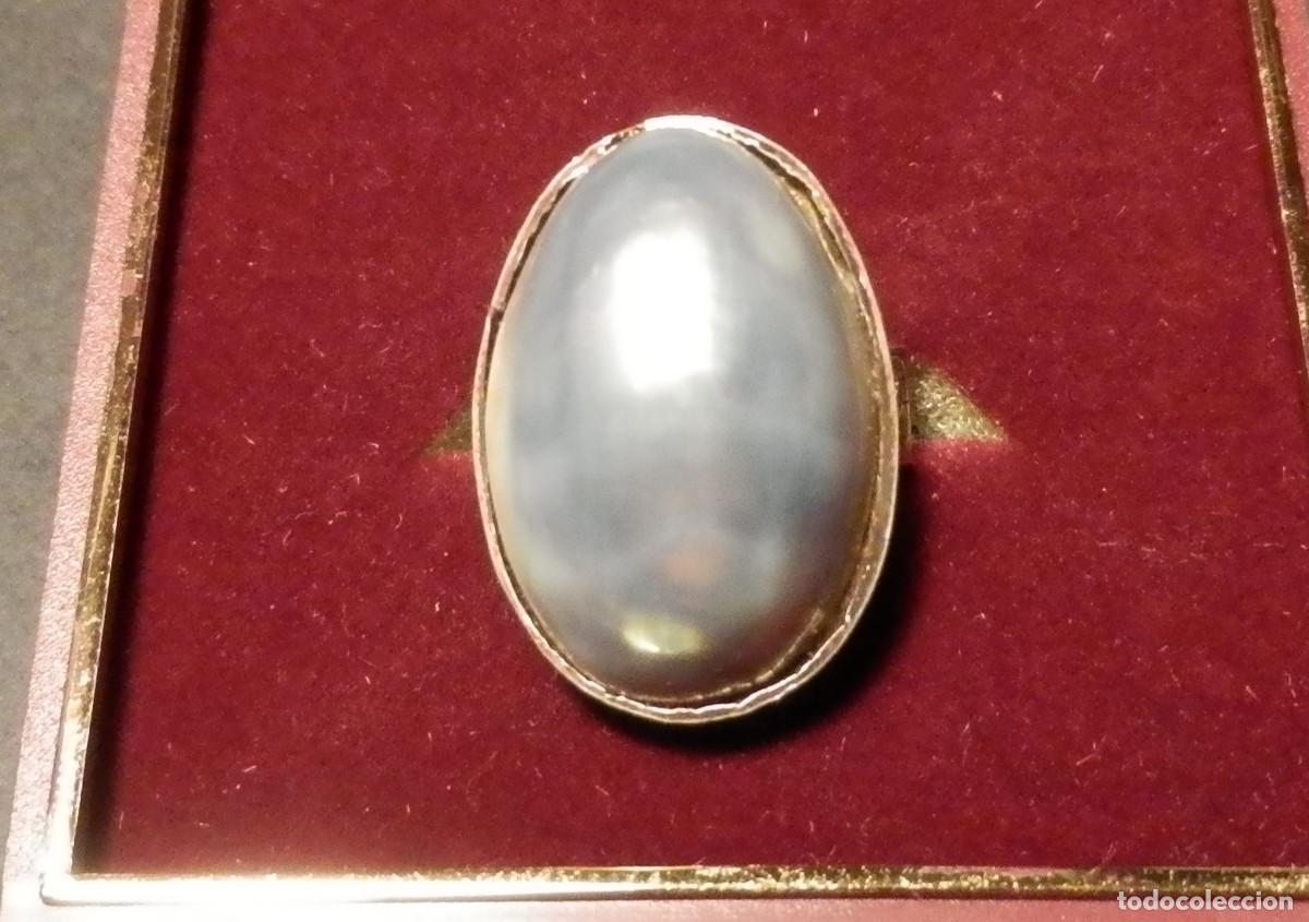Joyeria: Conjunto de anillo y pendientes perla Osme&ntilde;a. ref-1 - Foto 4