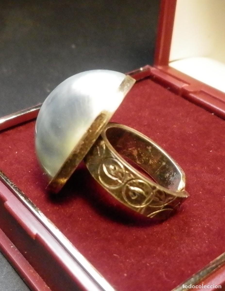 Joyeria: Conjunto de anillo y pendientes perla Osme&ntilde;a. ref-1 - Foto 5