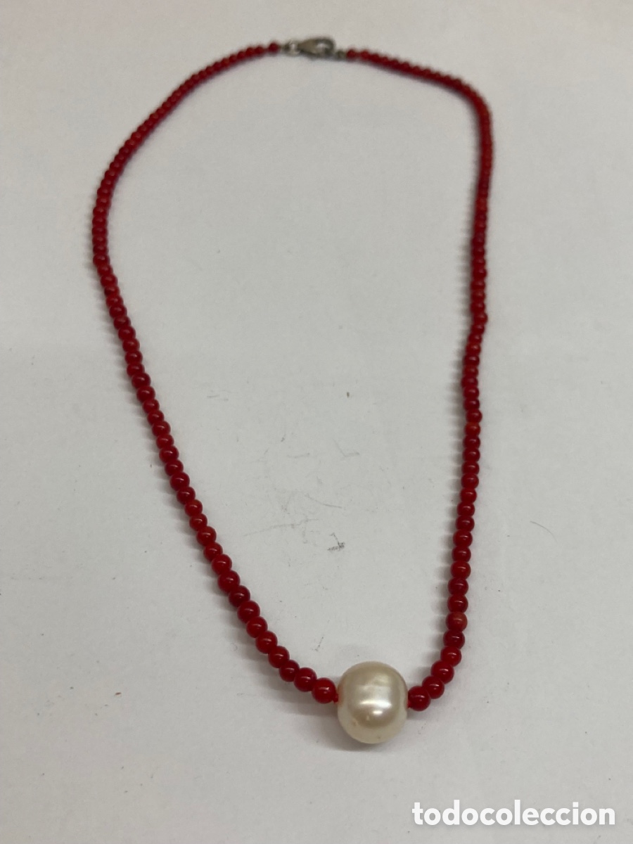 Joyeria: Collares de plata coral y perla - Foto 1