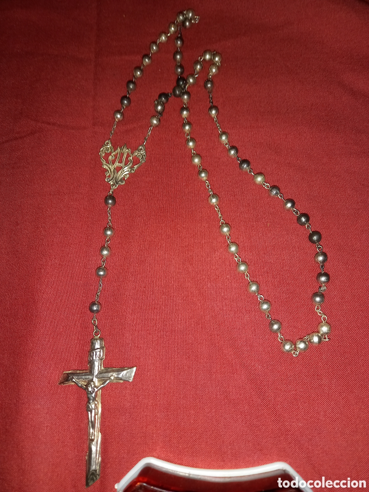 Joyeria: Antiguo rosario plata - Foto 2