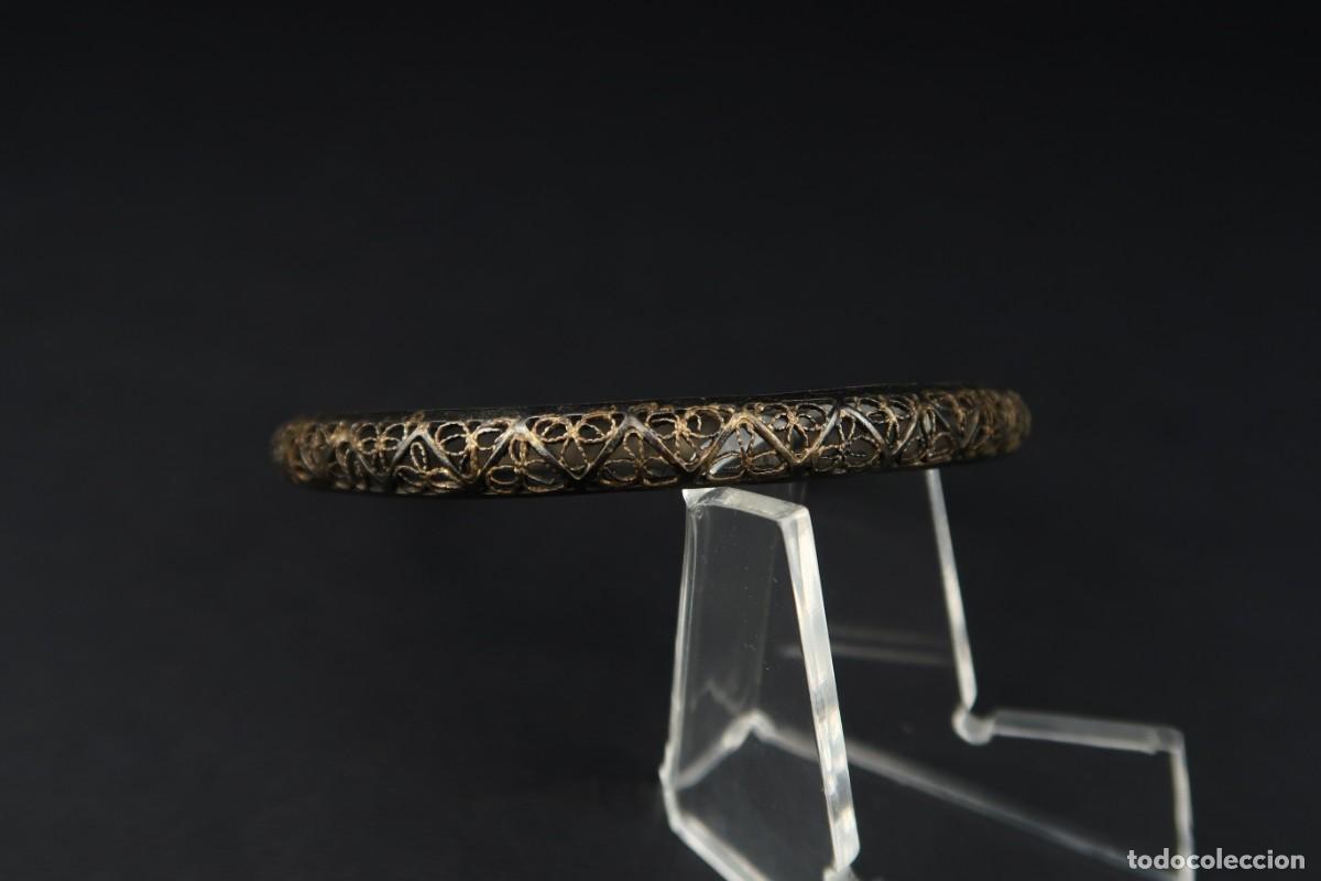 Joyeria: Antiguo Brazalete de Plata - Foto 6