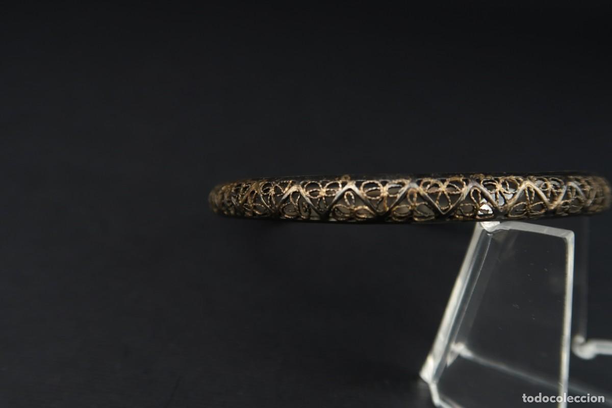 Joyeria: Antiguo Brazalete de Plata - Foto 7