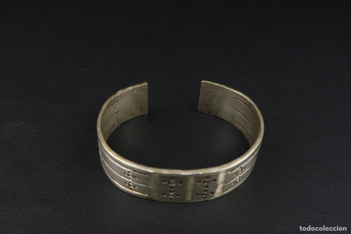 Joyeria: Antiguo Brazalete de Plata - Foto 8