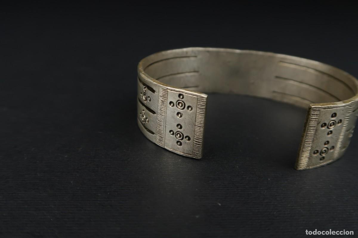 Joyeria: Antiguo Brazalete &Eacute;tnico de Plata - Foto 6
