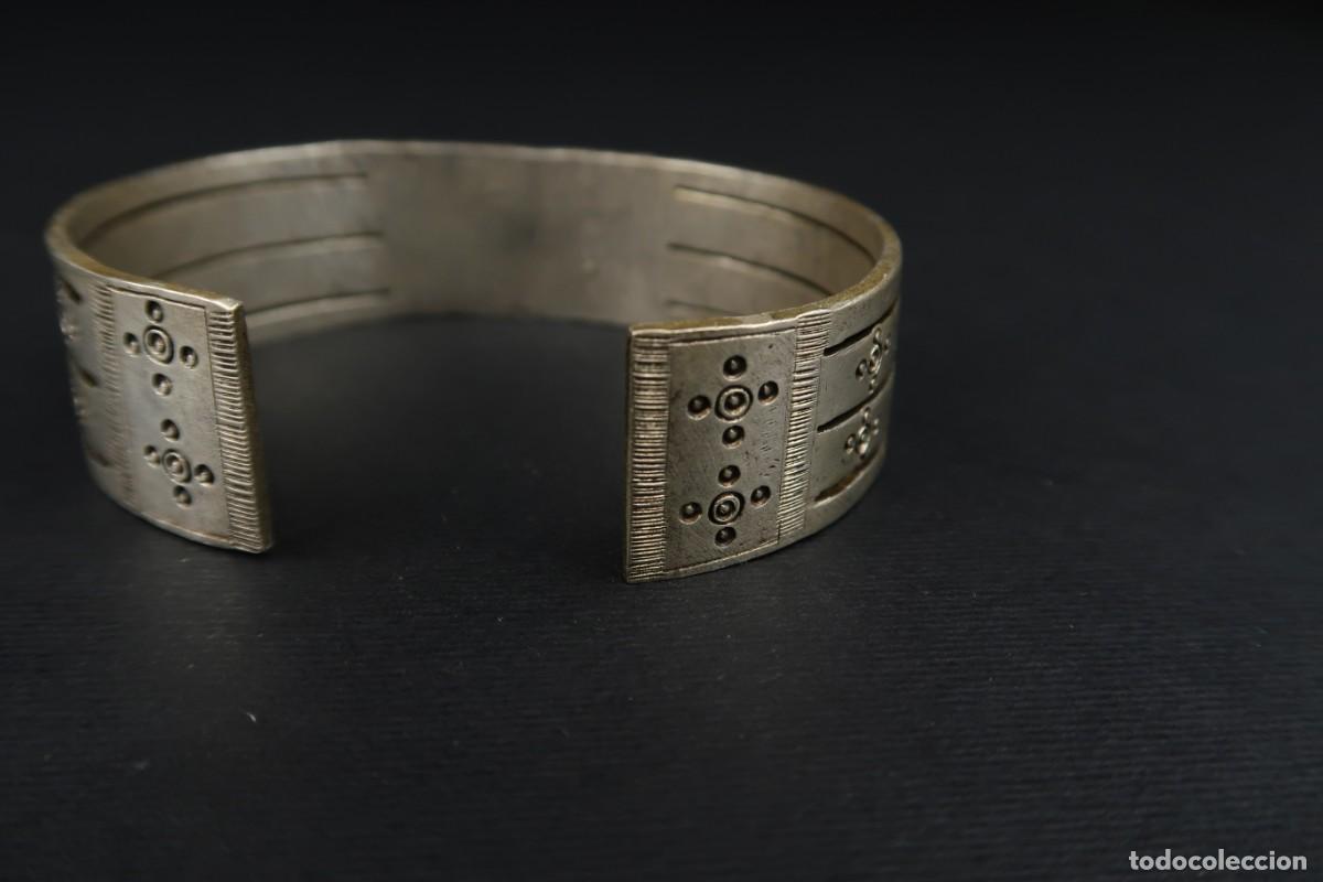 Joyeria: Antiguo Brazalete &Eacute;tnico de Plata - Foto 7