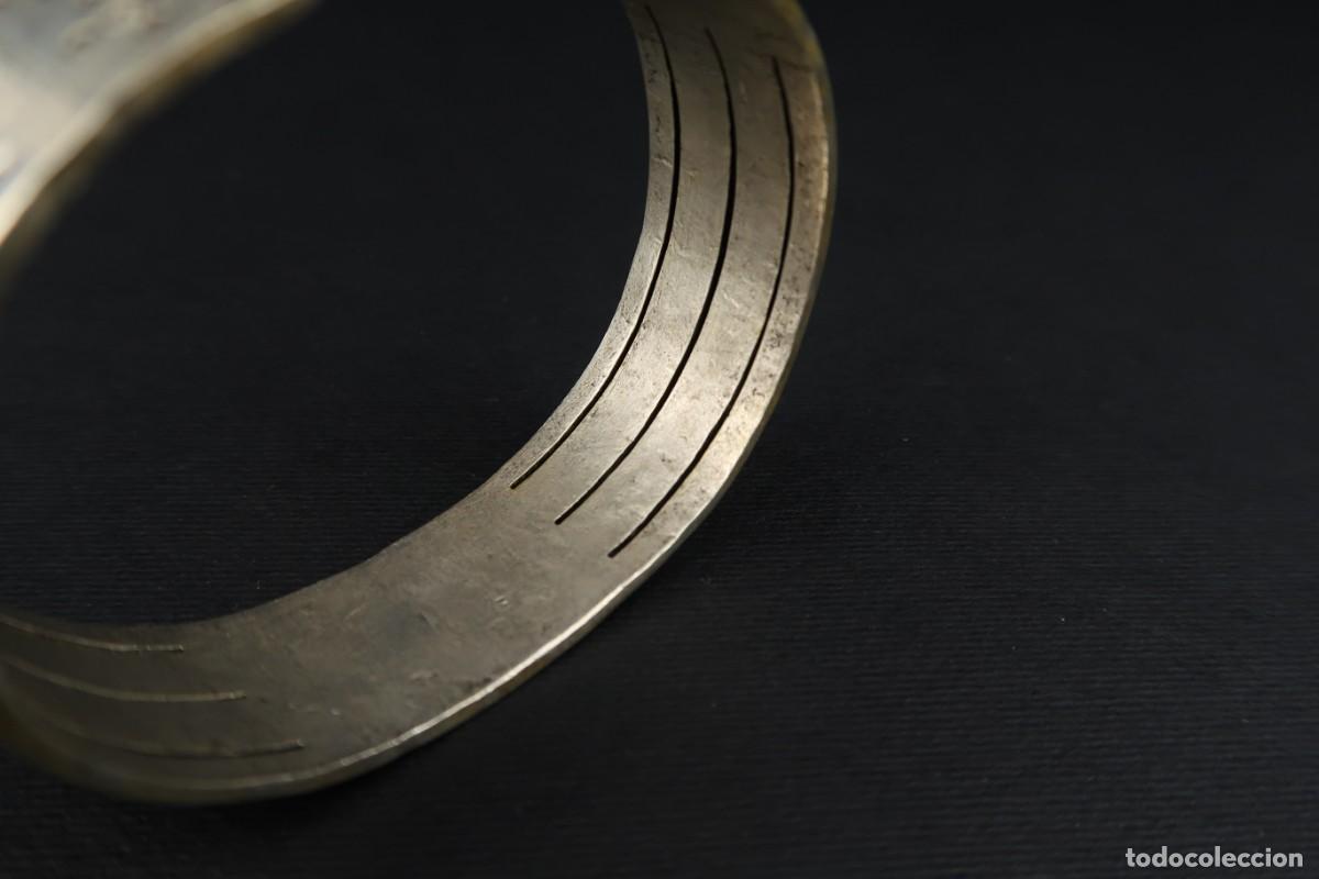 Joyeria: Antiguo Brazalete &Eacute;tnico de Plata - Foto 9