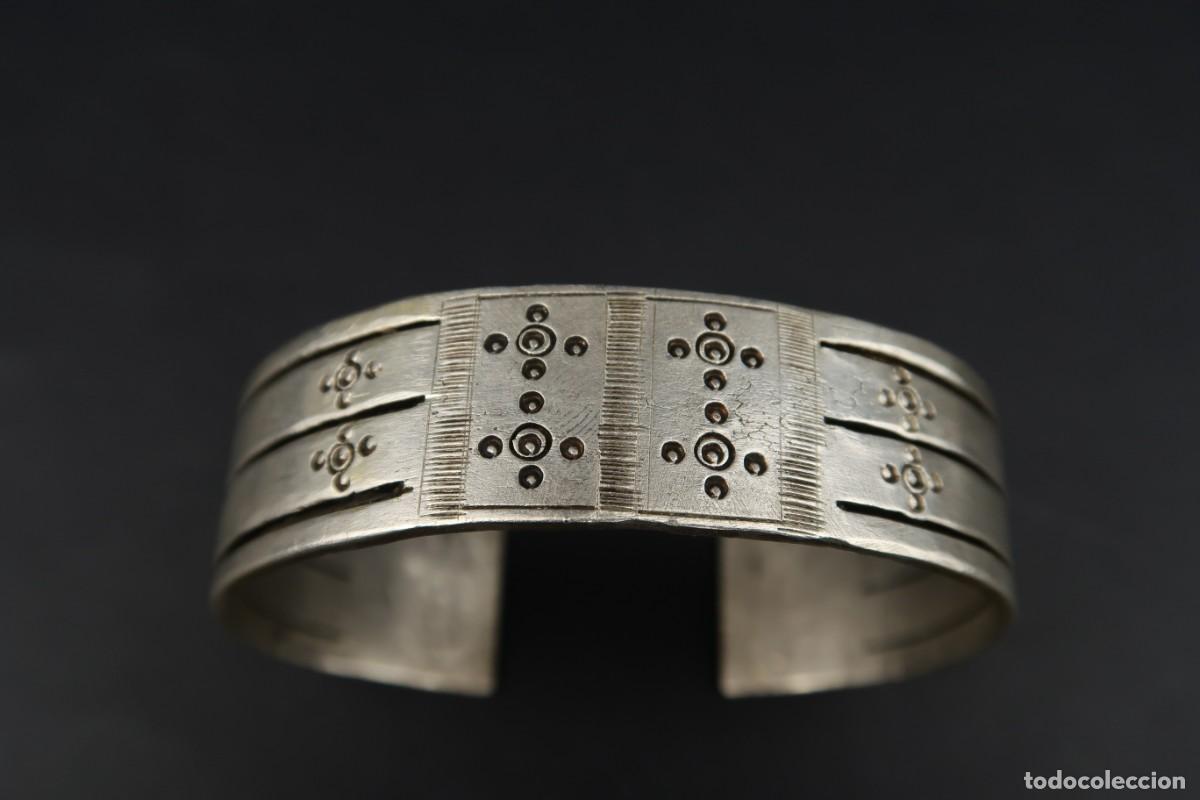 Joyeria: Antiguo Brazalete &Eacute;tnico de Plata - Foto 10