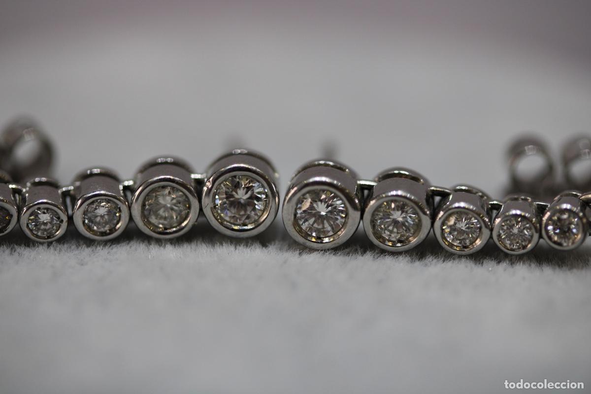 Joyeria: Pendientes de oro con diamantes y perlas - Foto 8