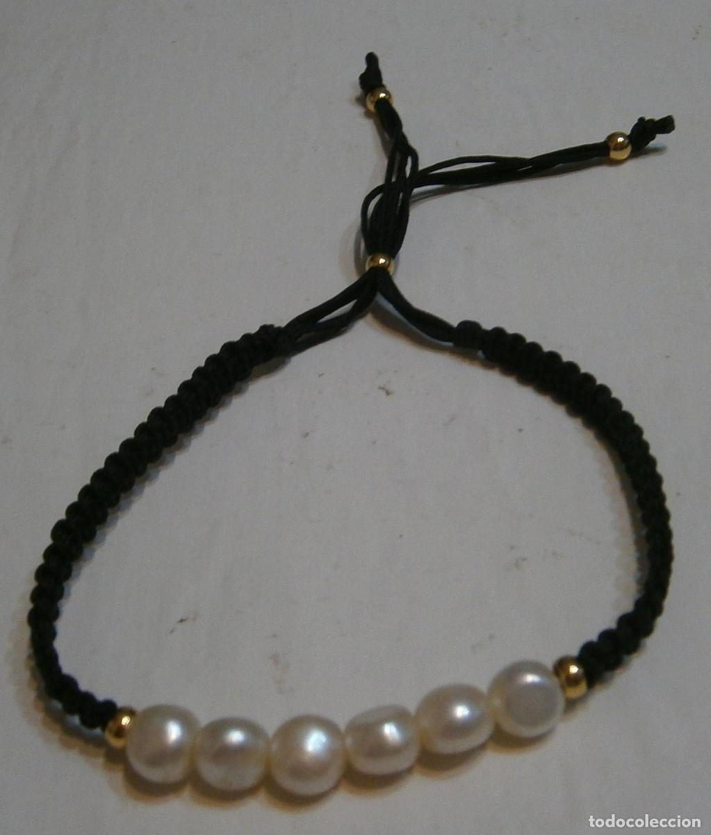 Joyeria: pulsera vintage con perlas se puede regular - Foto 1