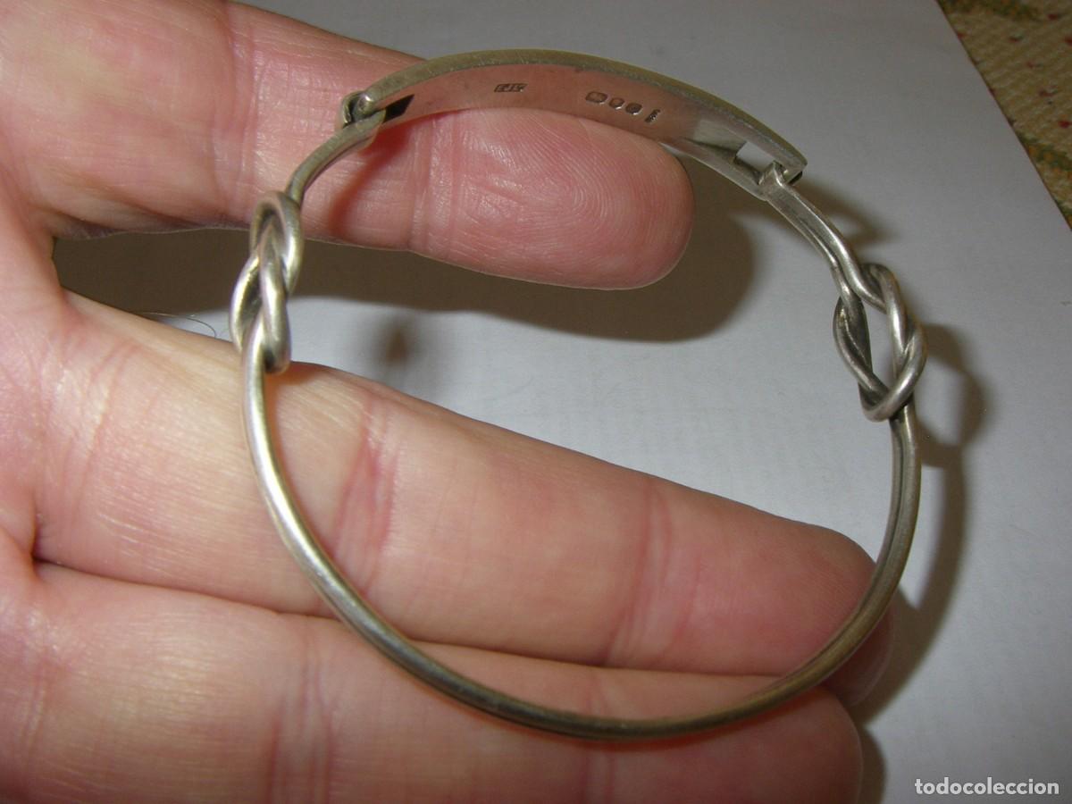 Joyeria: Pulsera de plata, trabajo artesanal. - Foto 2