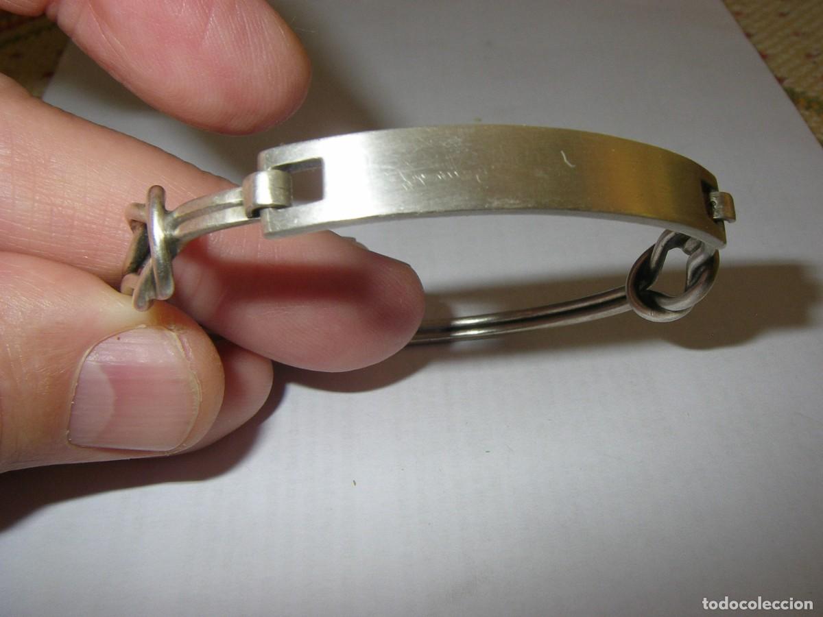 Joyeria: Pulsera de plata, trabajo artesanal. - Foto 3