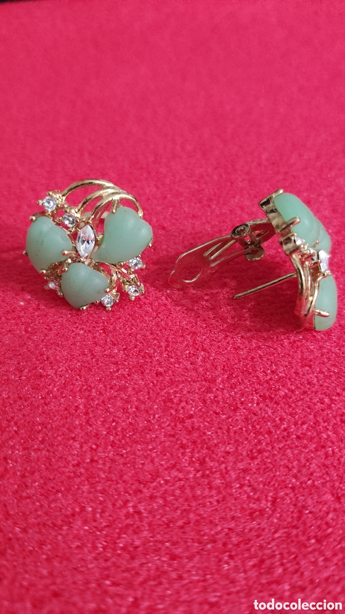 Joyeria: Pendientes chapados oro 18 quilates. - Foto 1