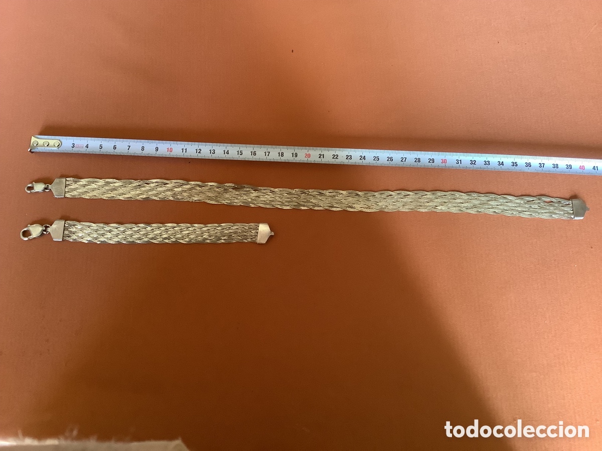 Joyeria: Collar y pulsera de plata 925. - Foto 1