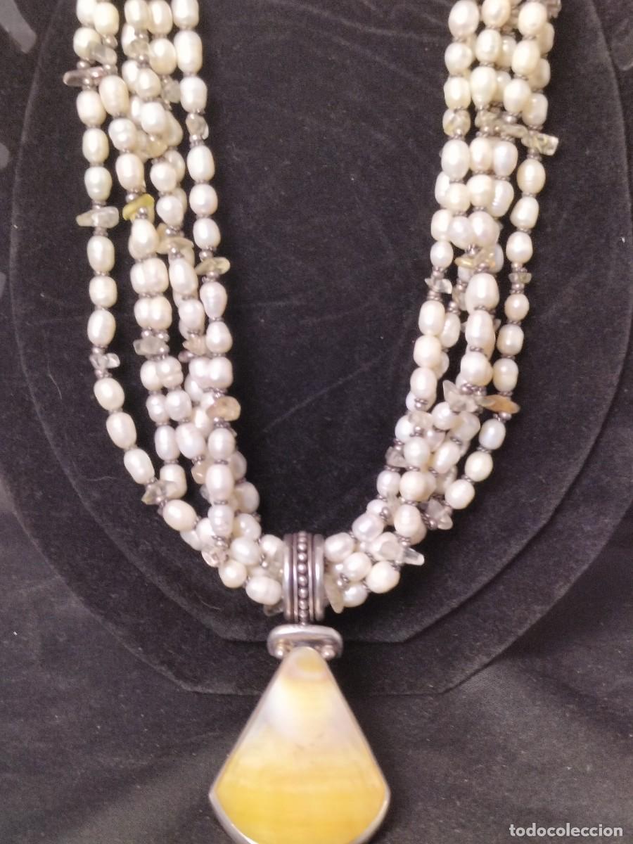 Joyeria: Espectacular collar de perlas barrocas. Aprox 240 perlas. - Foto 5