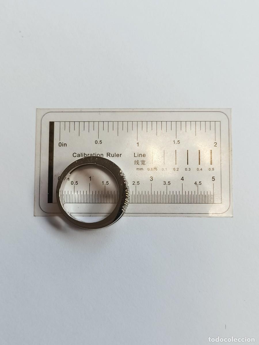 Joyeria: Anillo de oro blanco 18k y diamantes - Foto 5