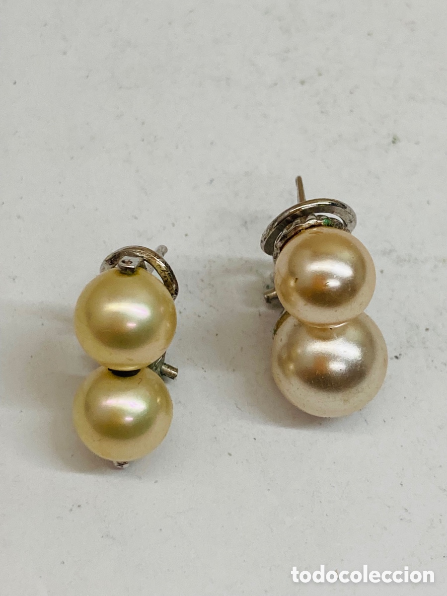 Joyeria: Pendientes de plata y perlas - Foto 1