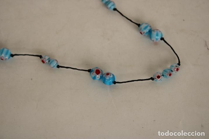 Joyeria: collar con cuentas de cristal ojo turco - Foto 1
