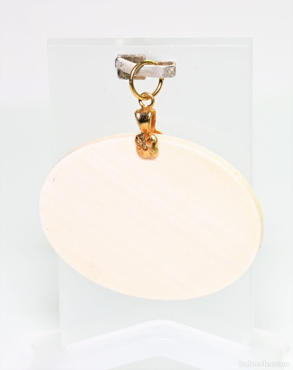 Joyeria: Colgante imitaci&oacute;n marfil. Ref-2 - Foto 4