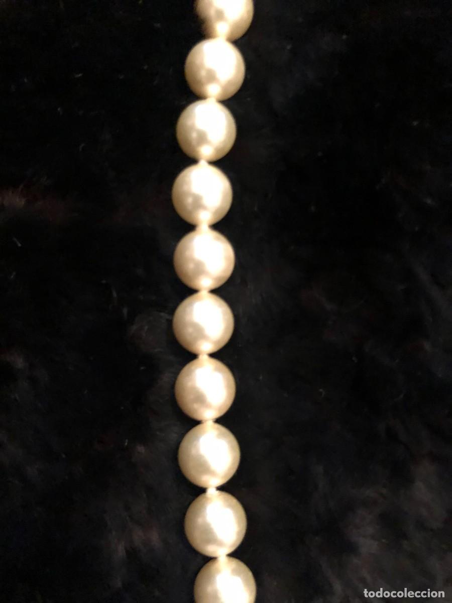 Joyeria: COLLAR TIPO PERLAS BROCHE PLATA 925 DORADA - Foto 5