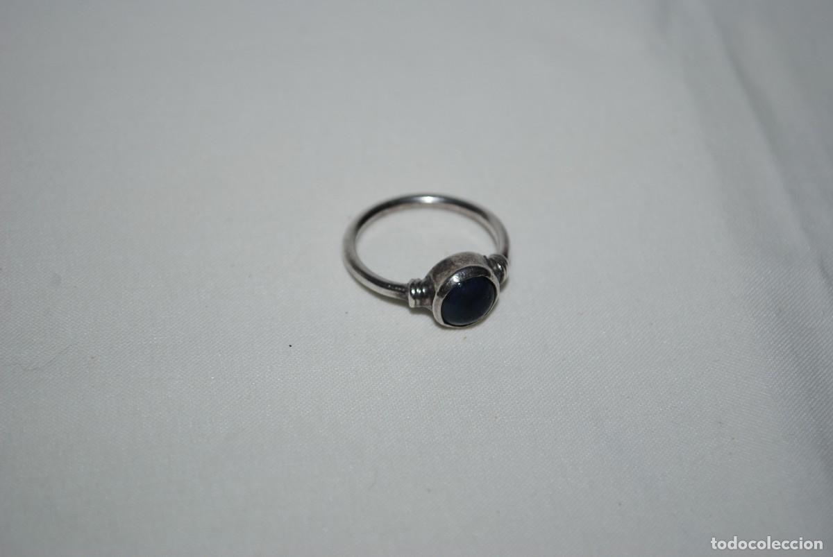 Joyeria: ANILLO DE PLATA Y PIEDRA GRIS - Foto 2