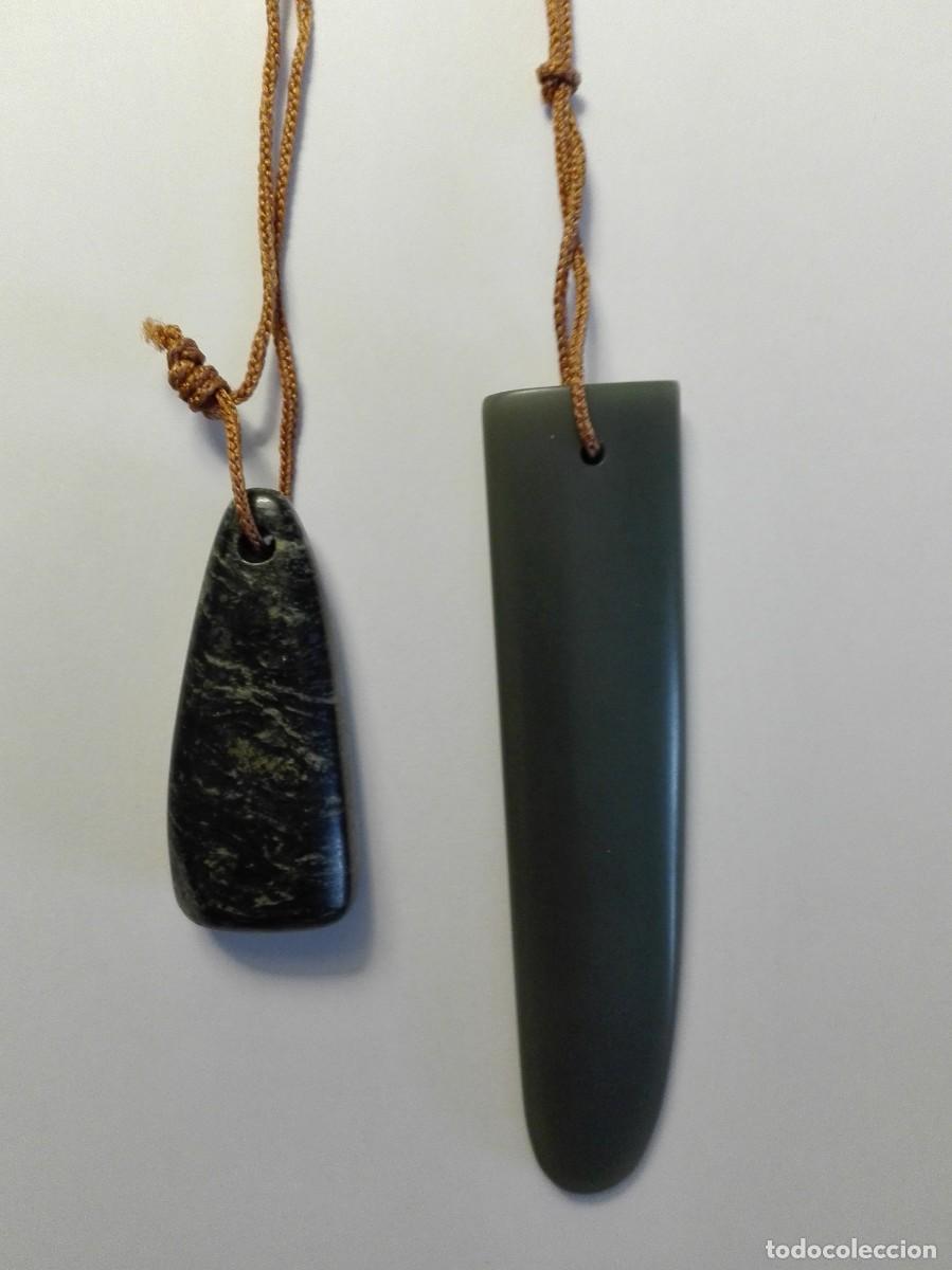 Joyeria: AMULETO ANTIGUO - MALAQUITA Y JADE - Foto 3