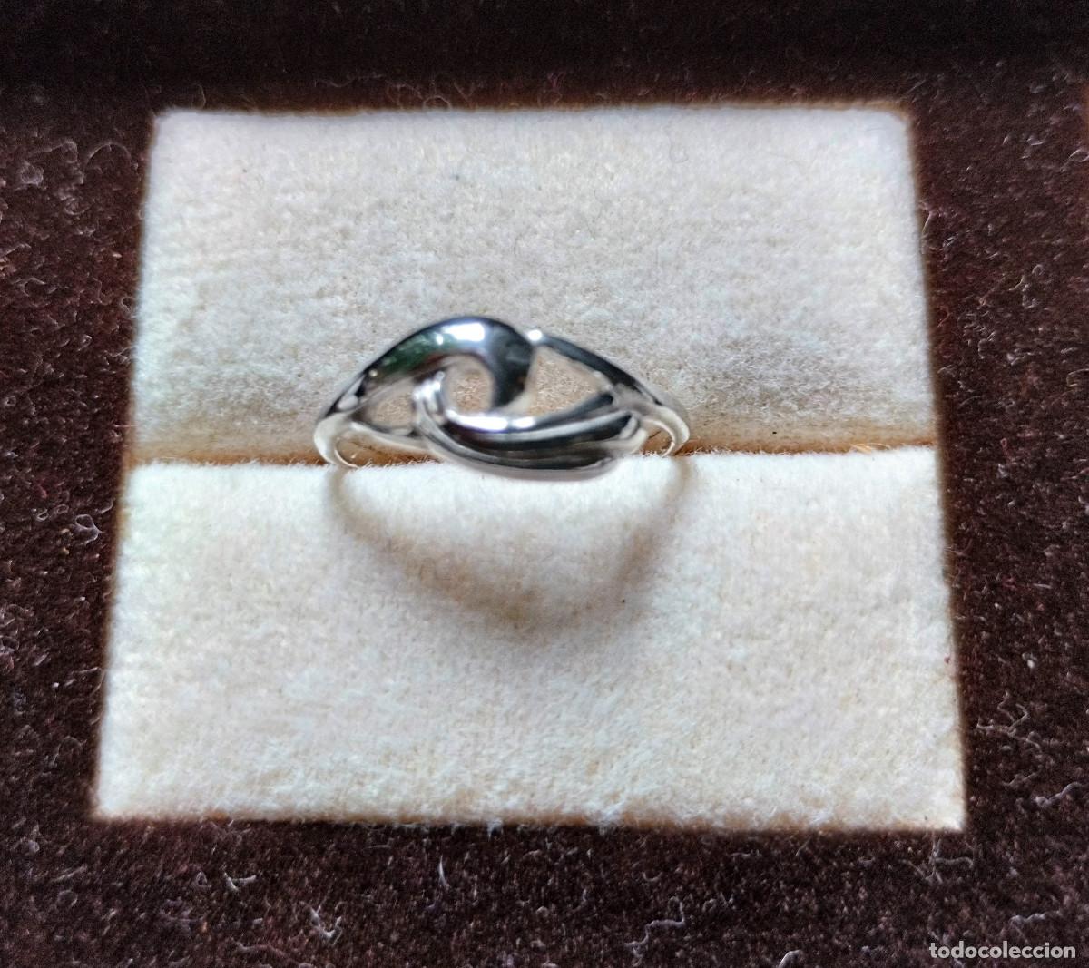 Joyeria: ANTIGUO ANILLO DE PLATA MACIZA - SIN ESTRENAR - Foto 4